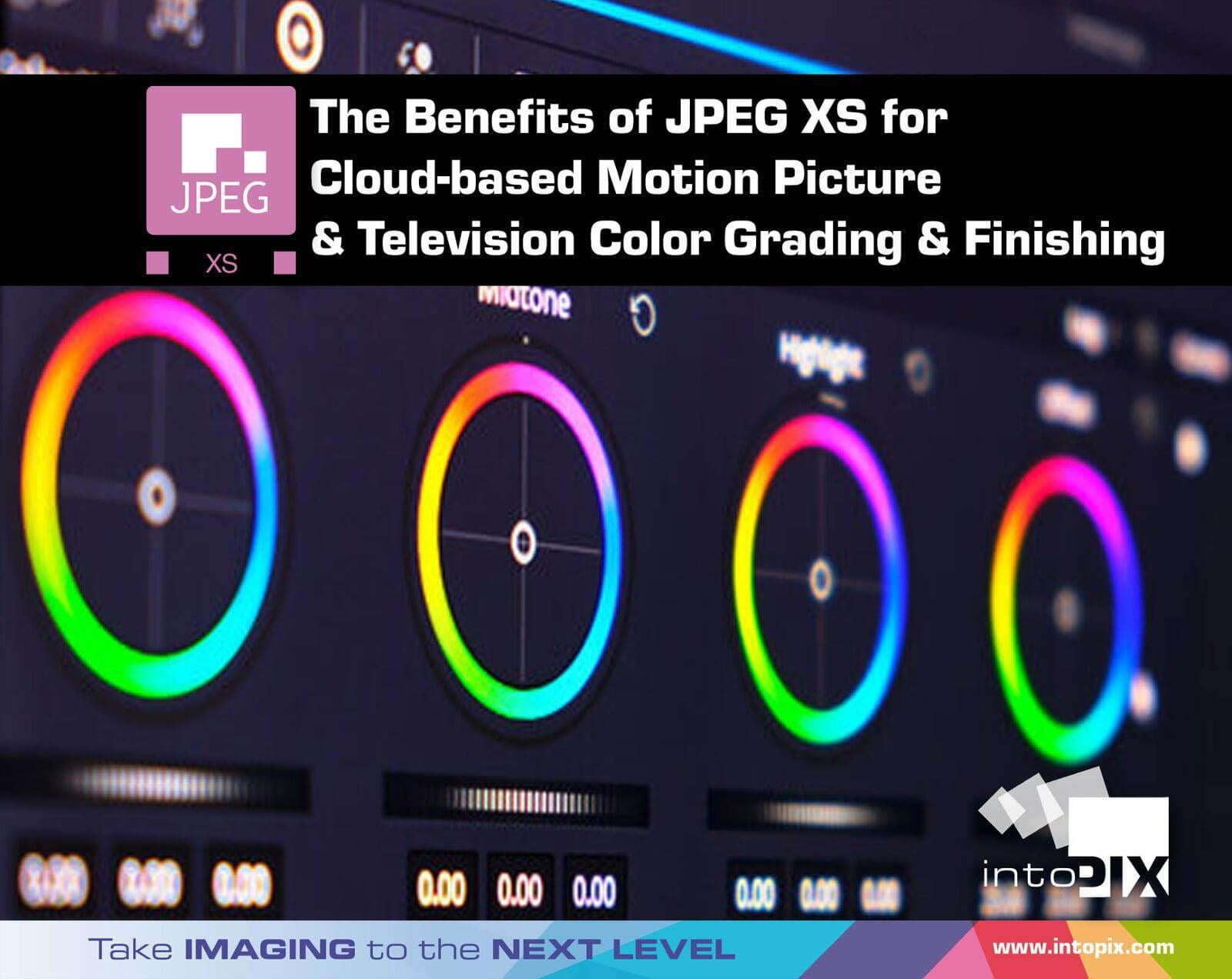 利用 JPEG XS用於 Cloud基於電影和電視的調色和整理